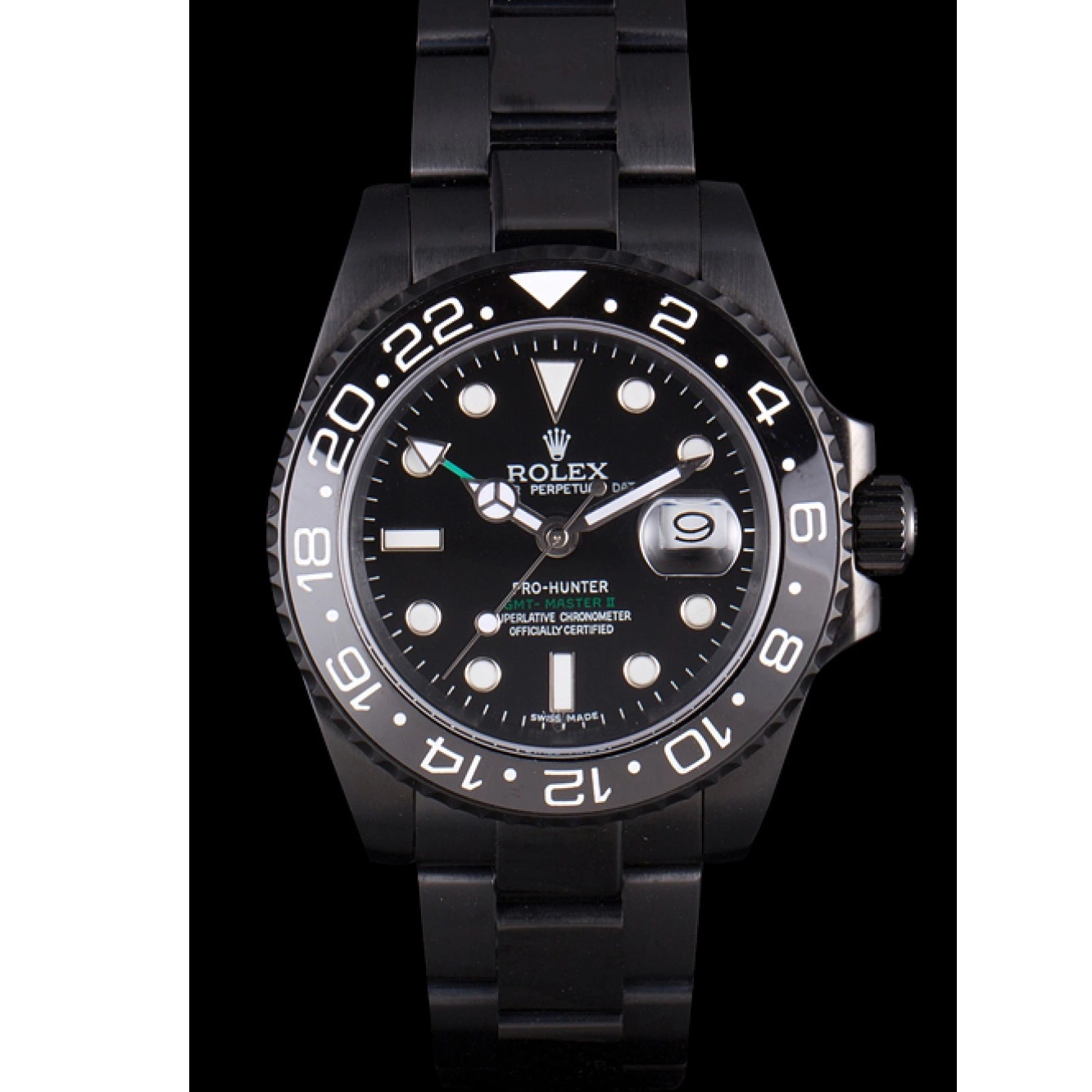 Aaa replica watch II Full Rolex Master PVD Edition GMT Pro-Hunter 0706